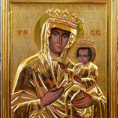 Реставрація ікони в металевій оправі