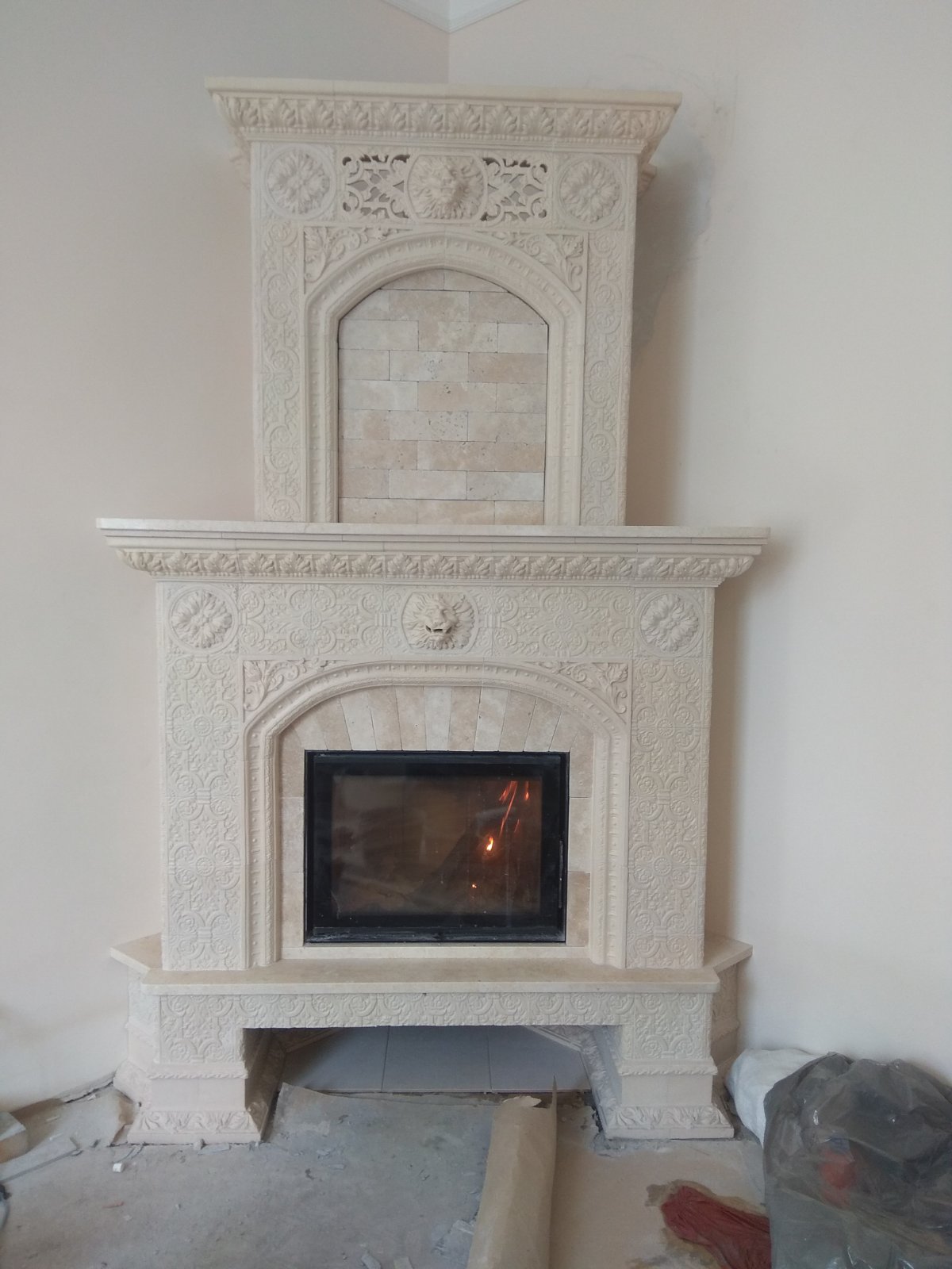 Камін "Куликівське барокко"